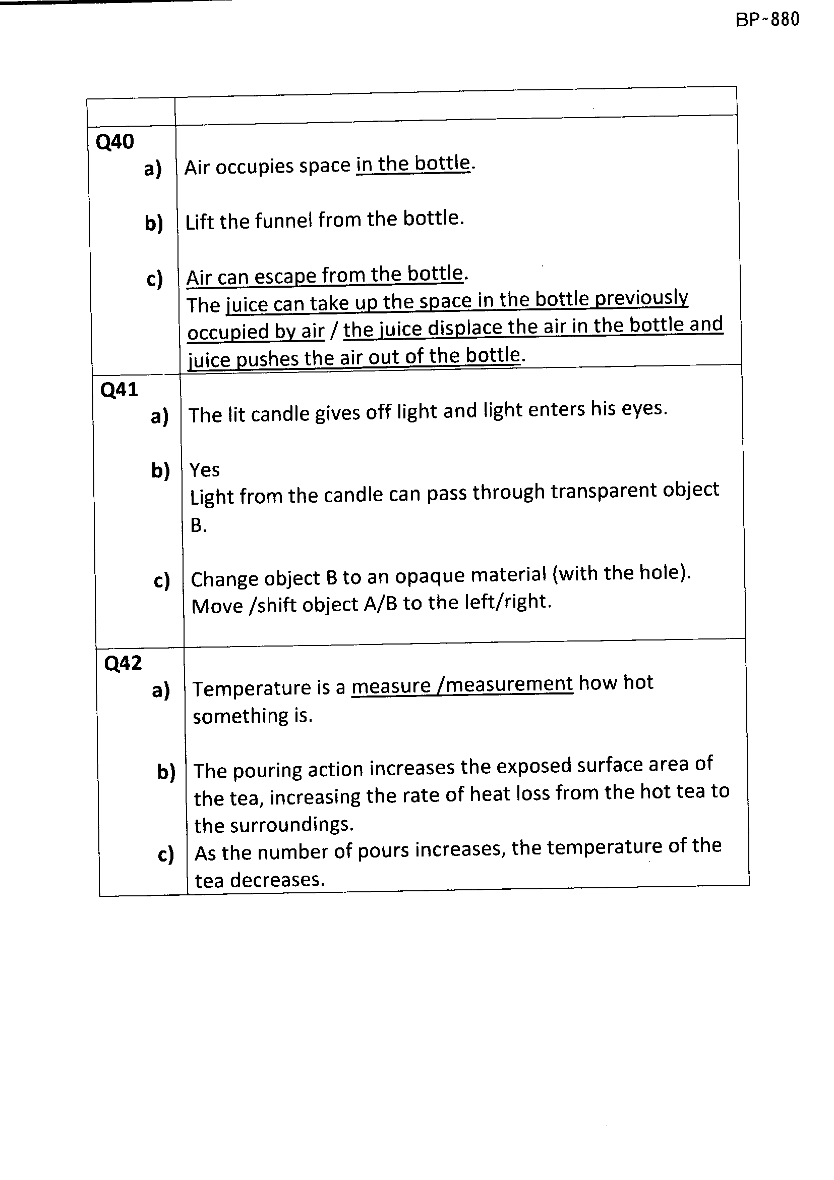 Answer Page 40