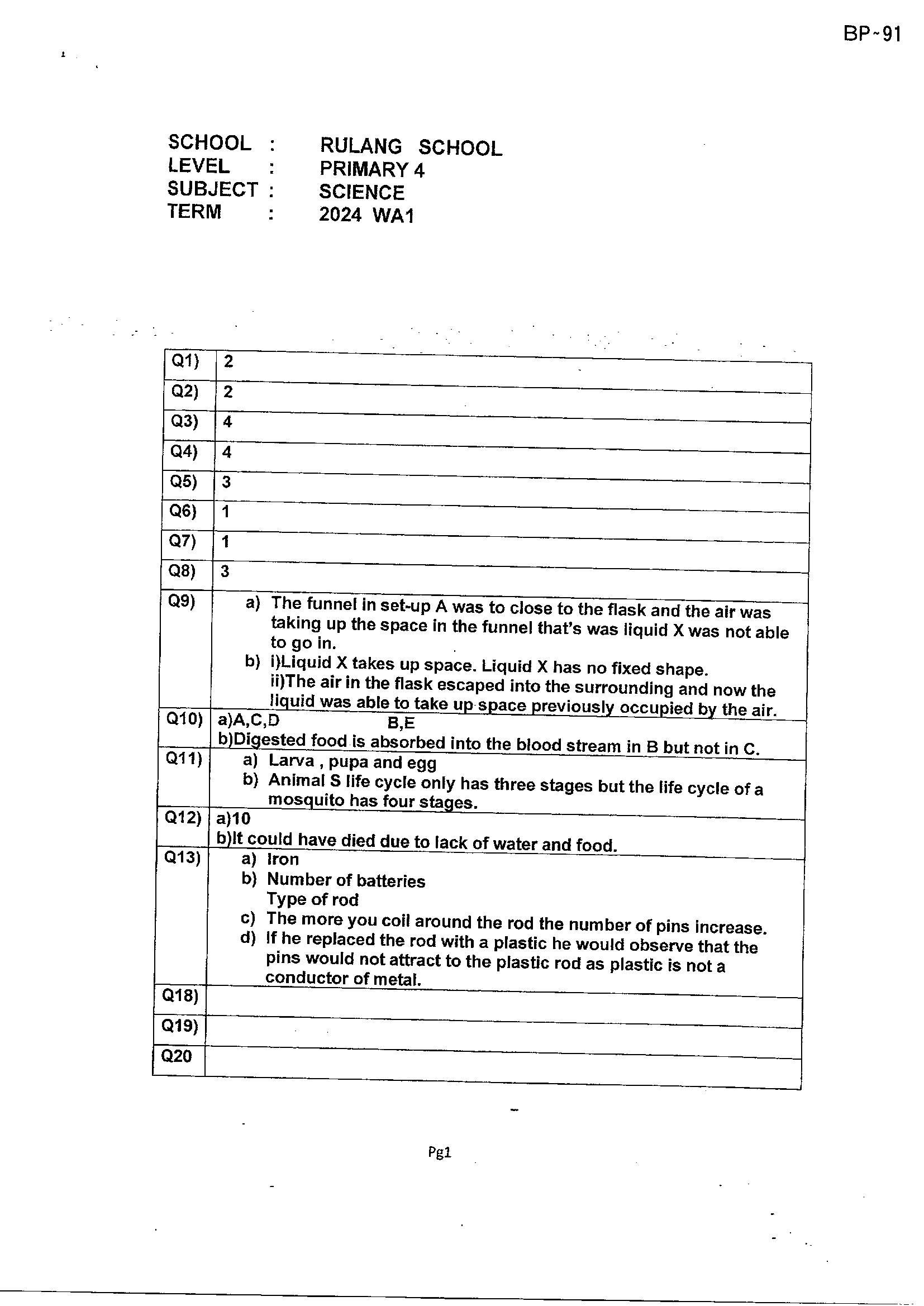 Answer Page 15