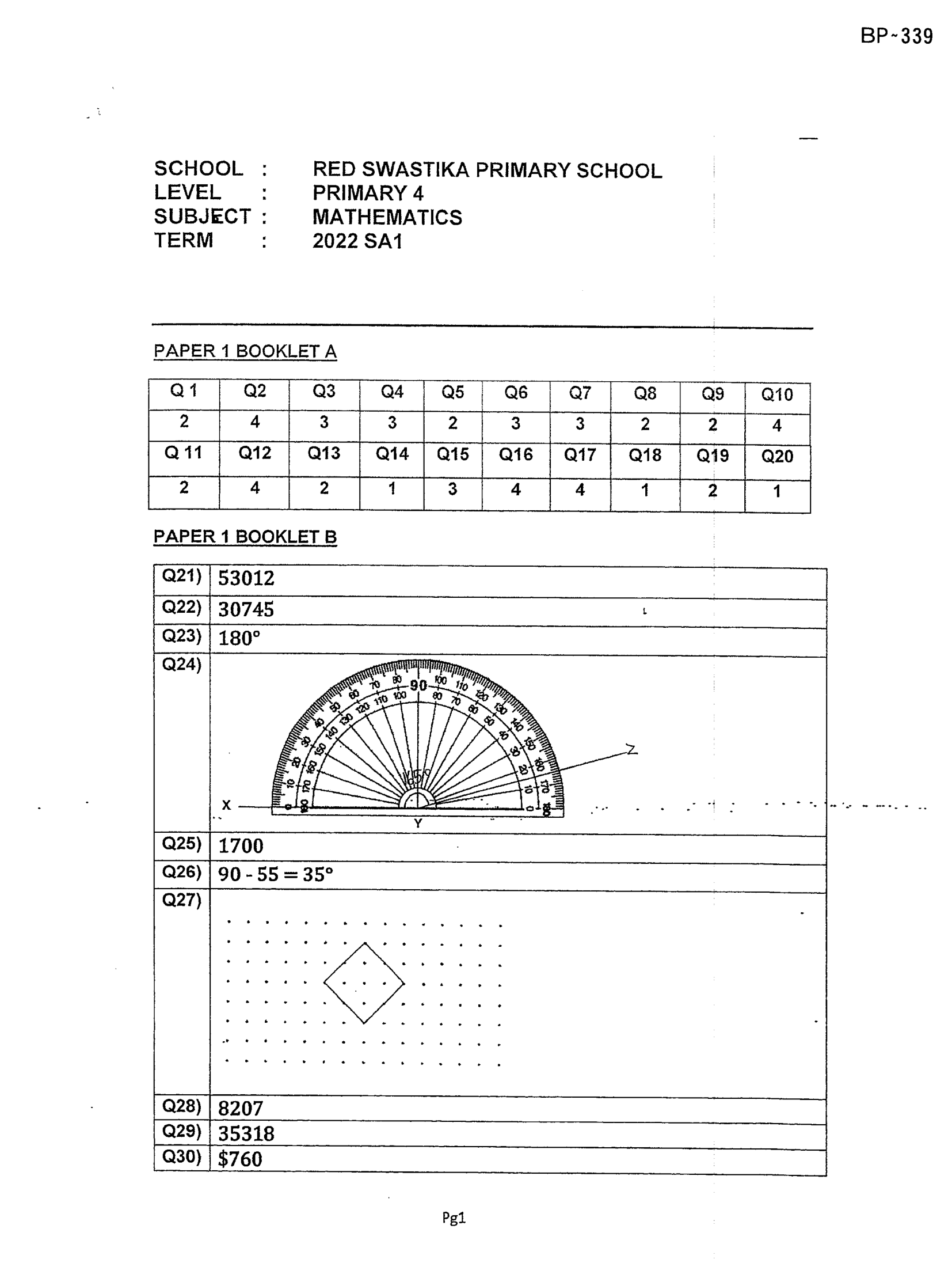 Answer Page 21