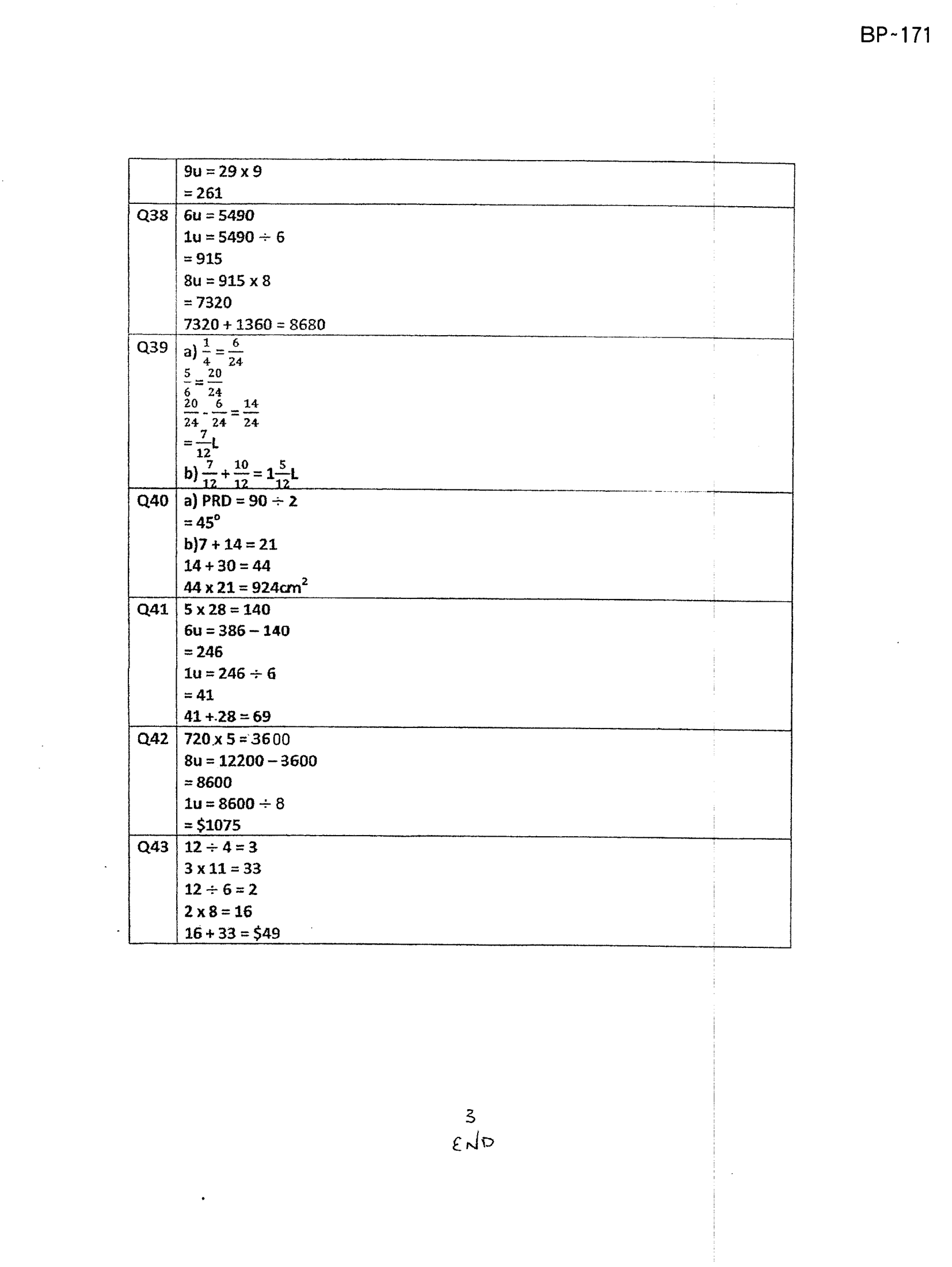 Answer Page 29