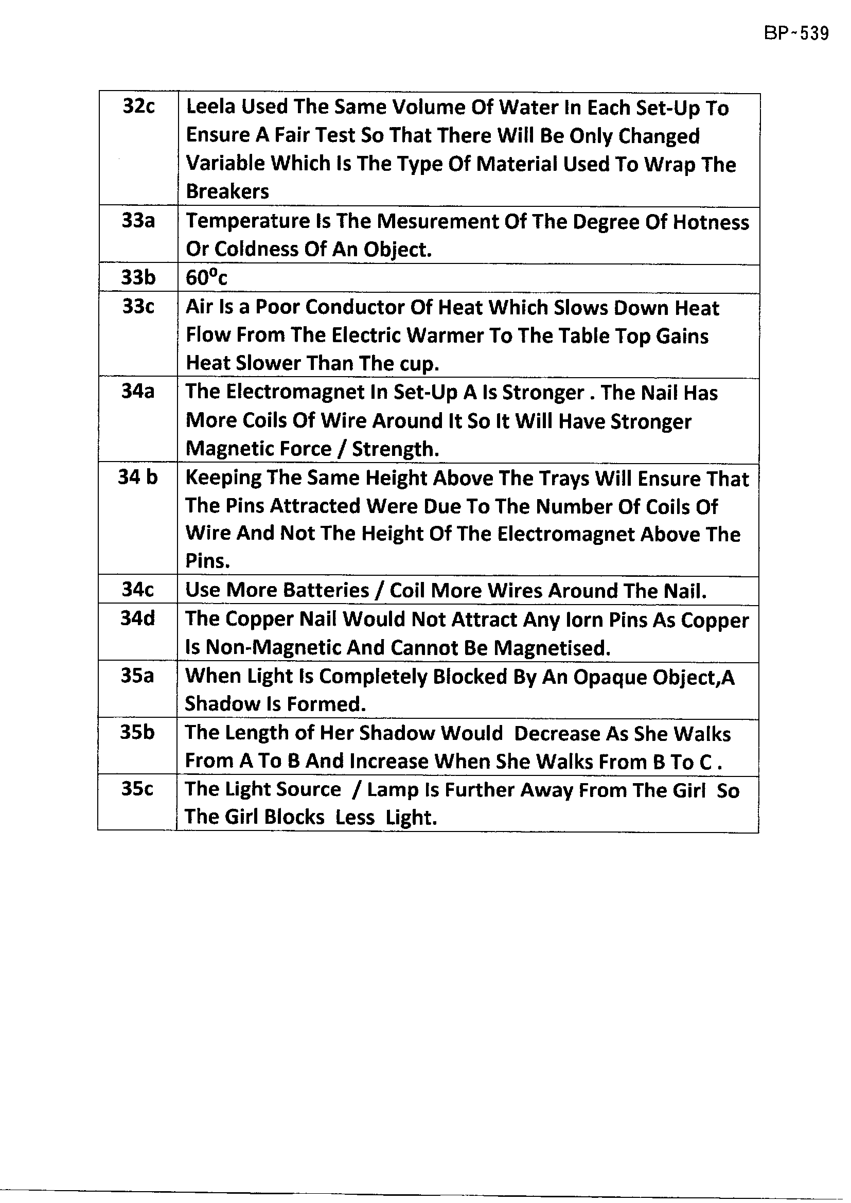 Answer Page 33