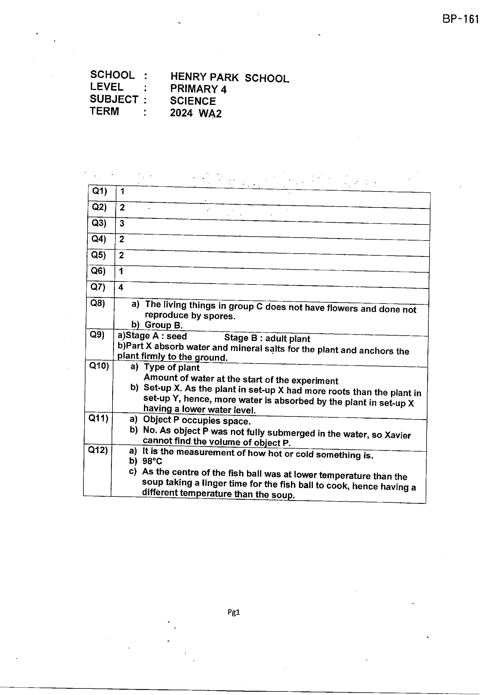 Answer Page 11