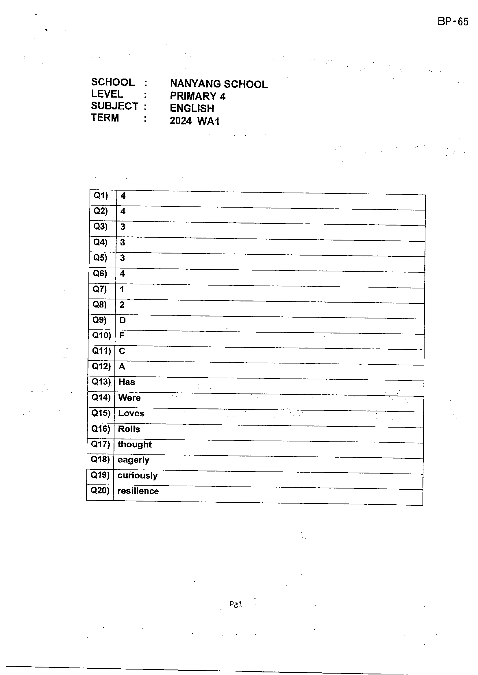Answer Page 7