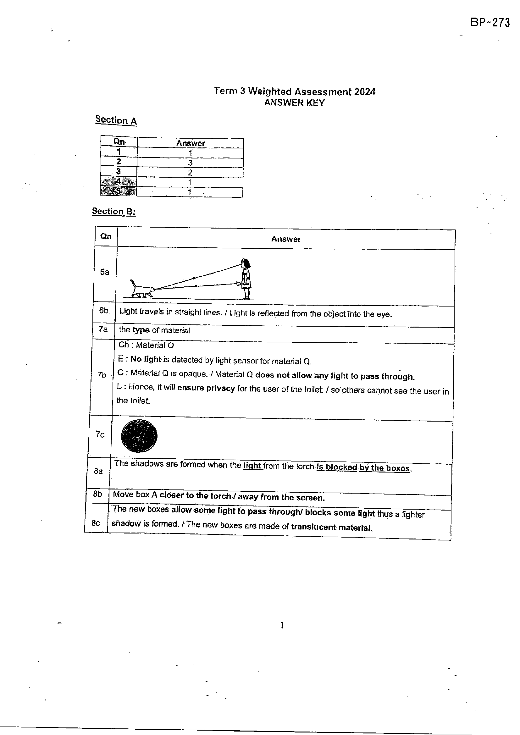 Answer Page 9