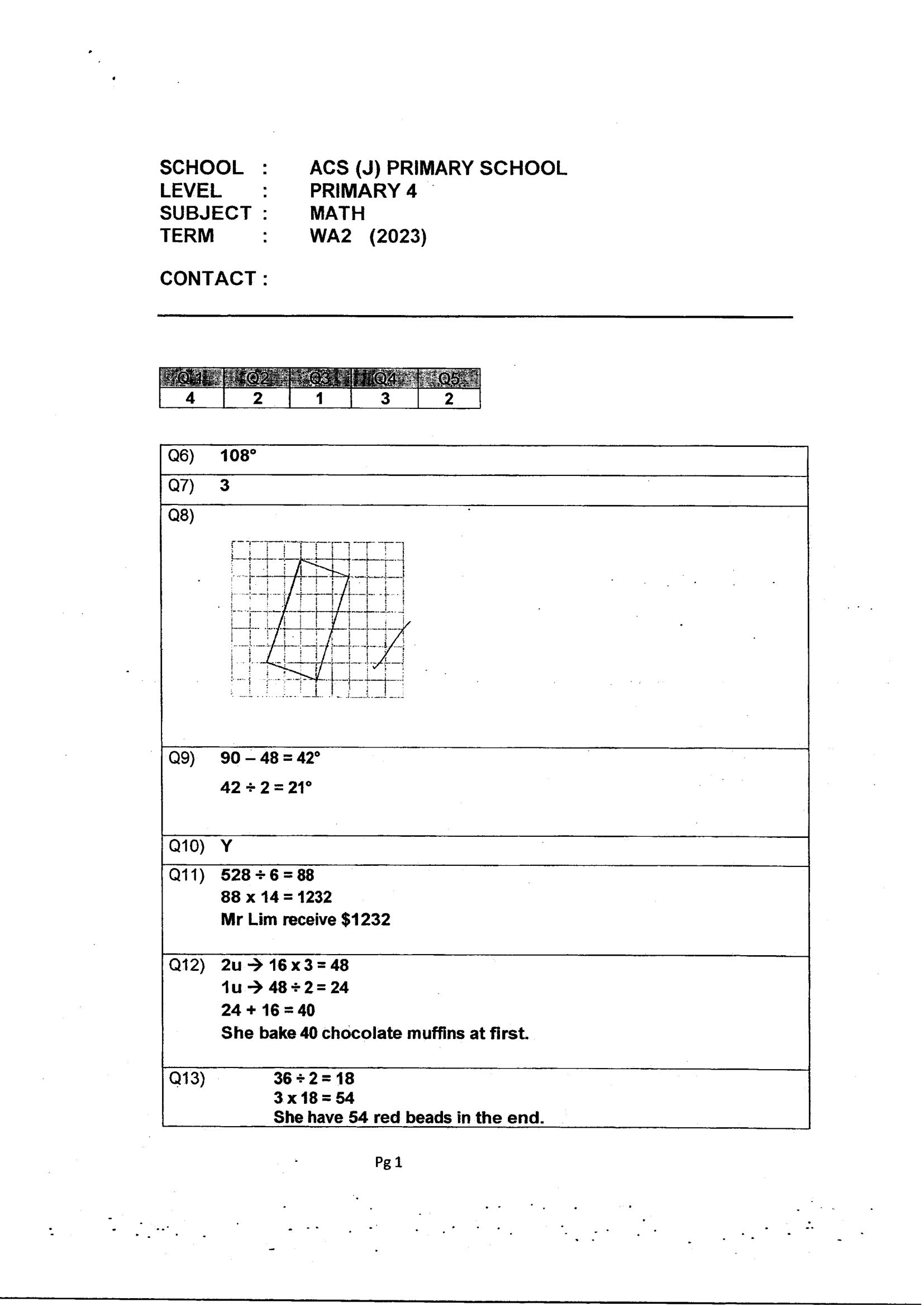 Answer Page 11