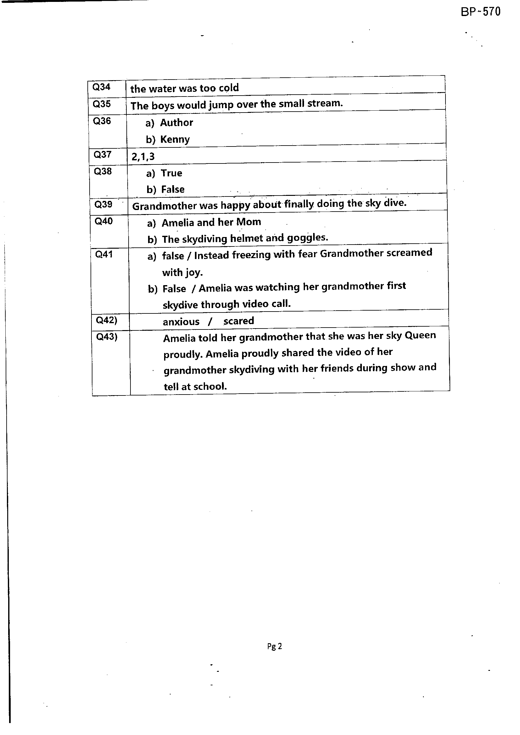 Answer Page 16