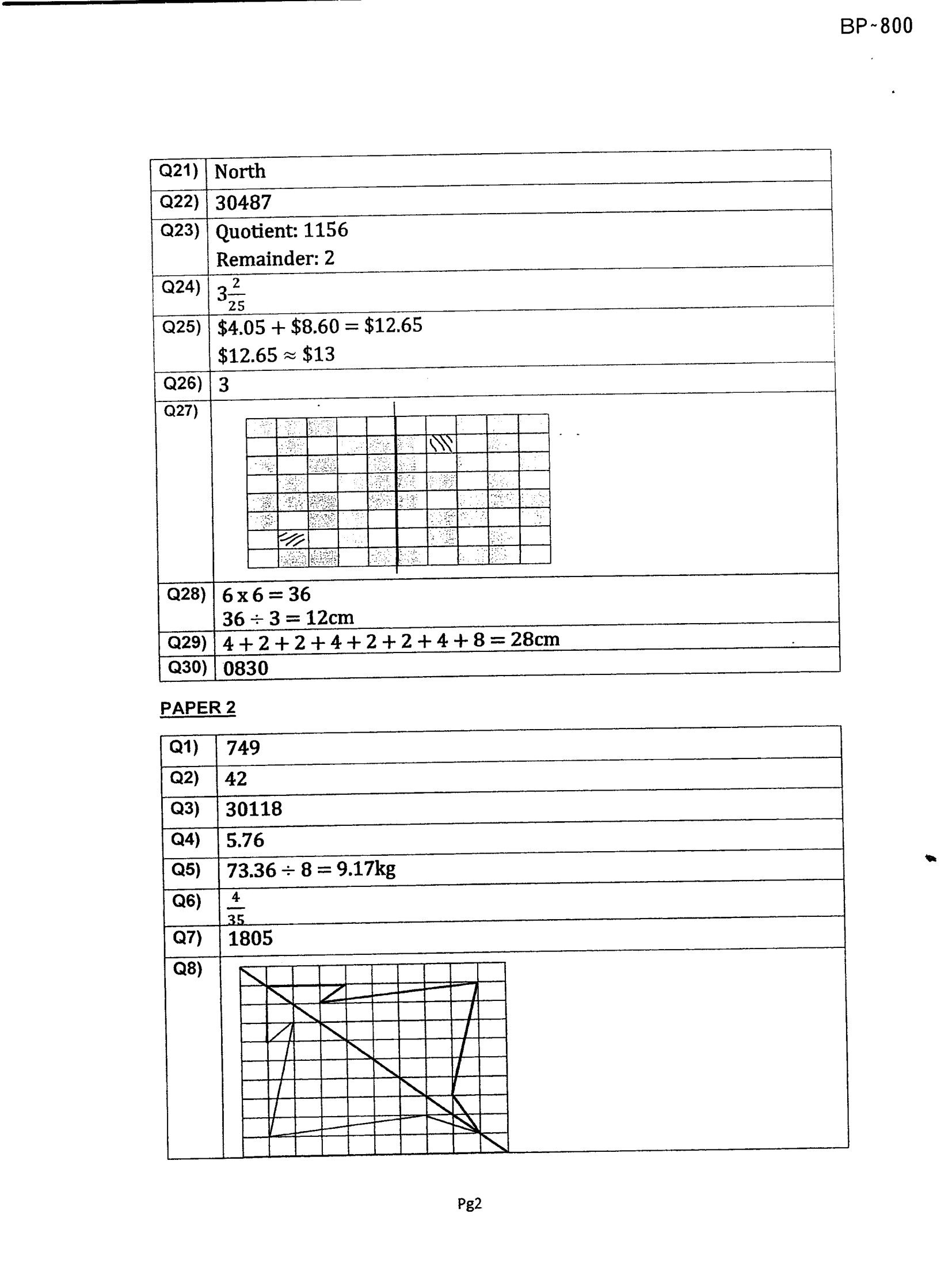 Answer Page 26