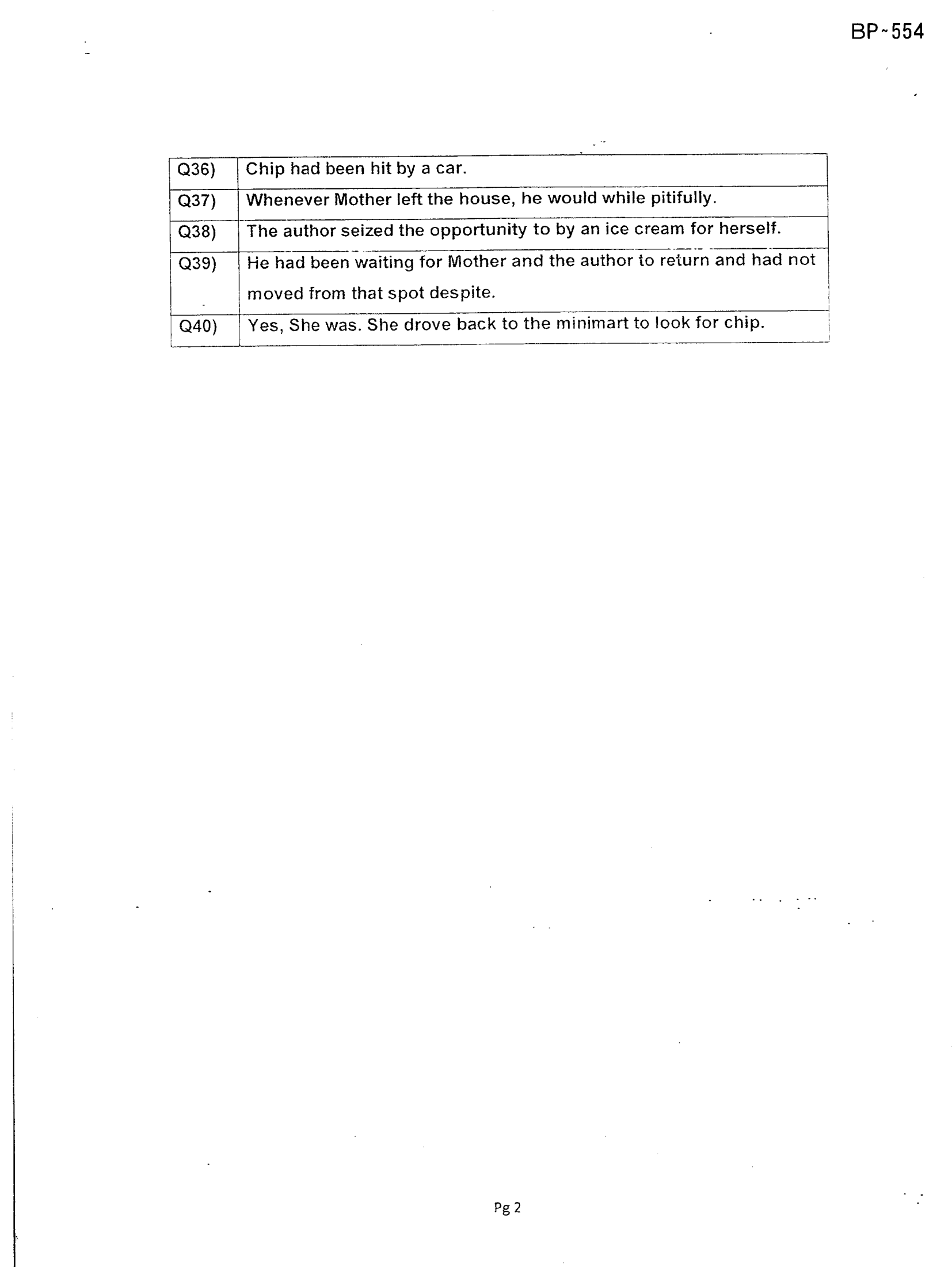 Answer Page 18