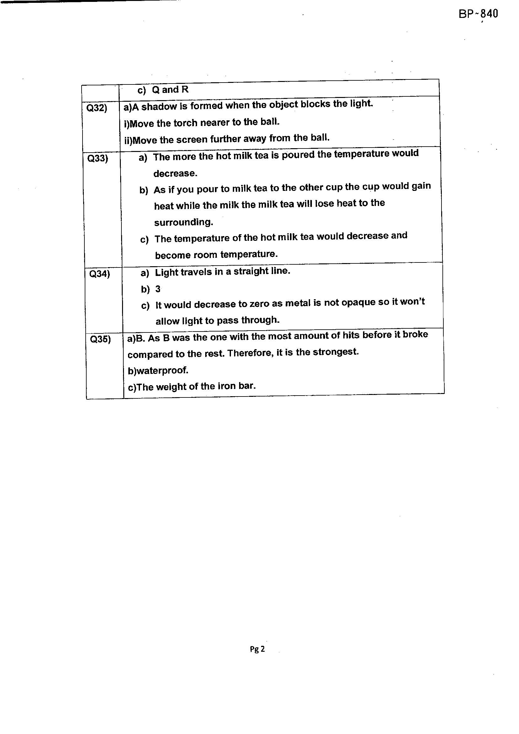 Answer Page 30