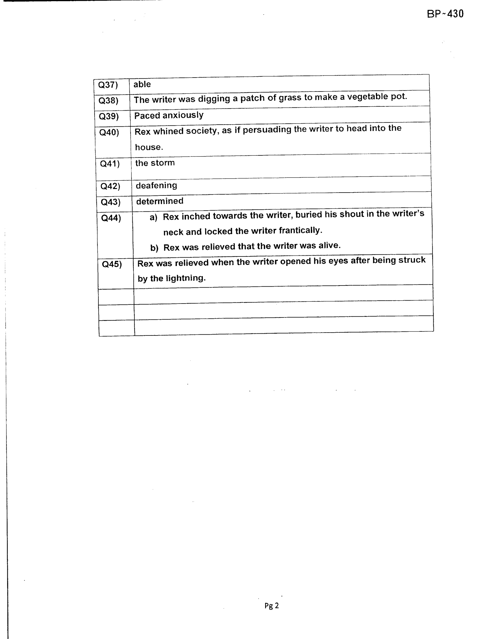 Answer Page 20