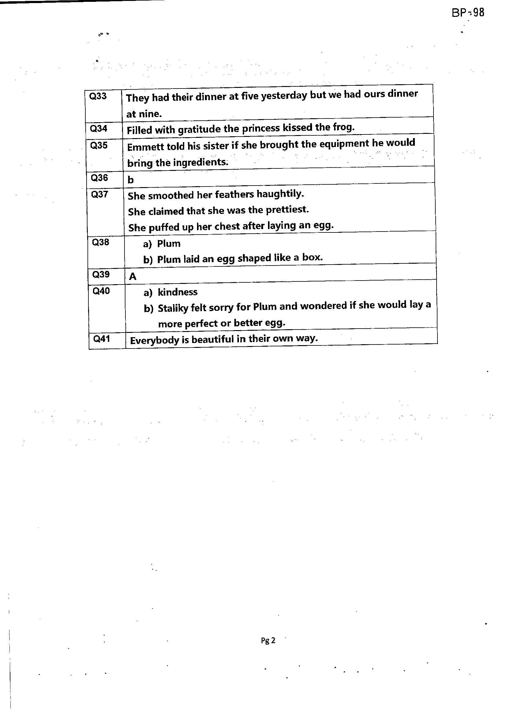 Answer Page 18