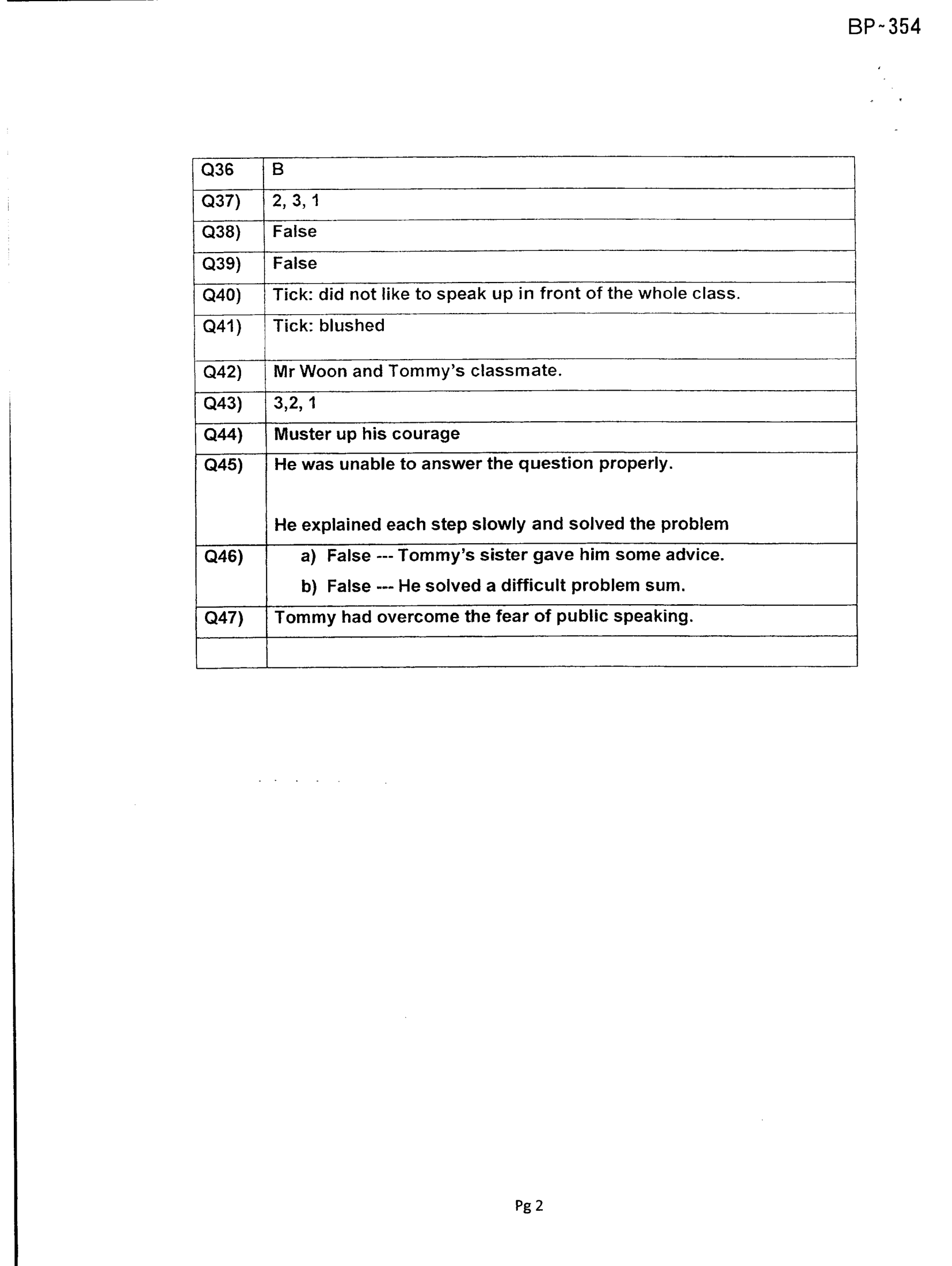 Answer Page 16