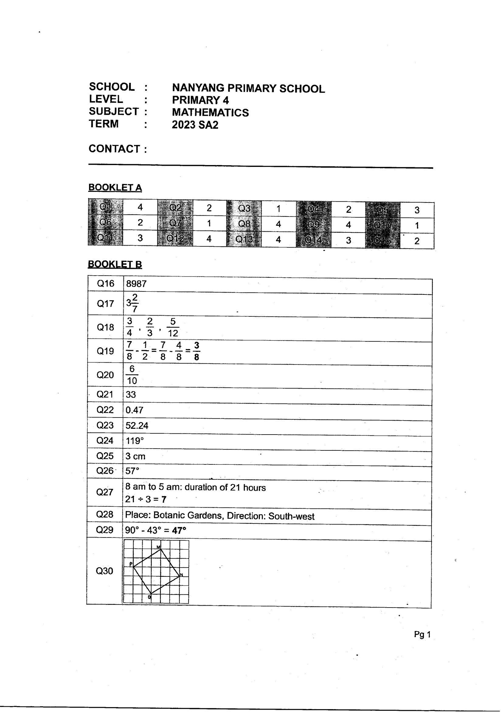 Answer Page 27