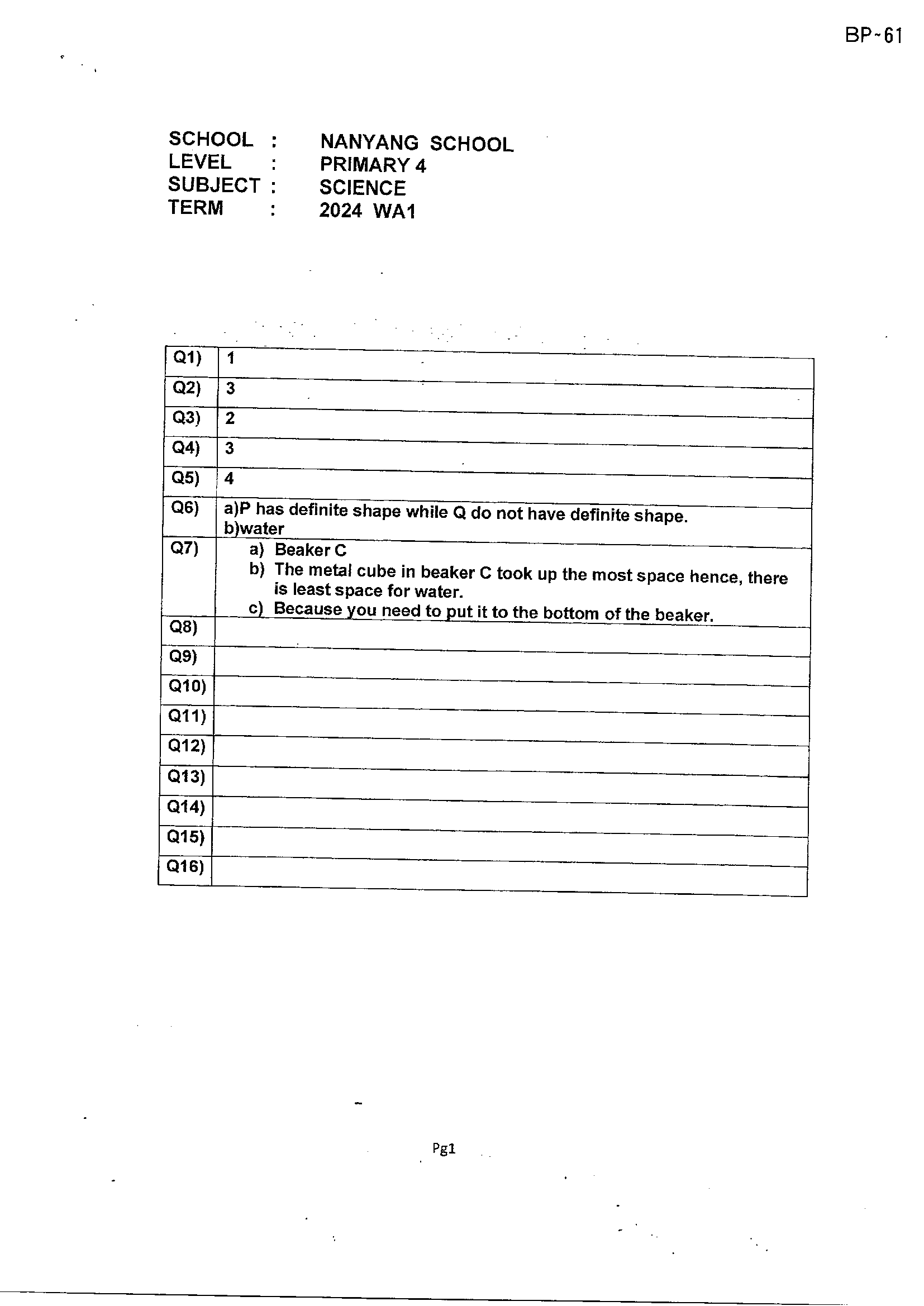 Answer Page 7