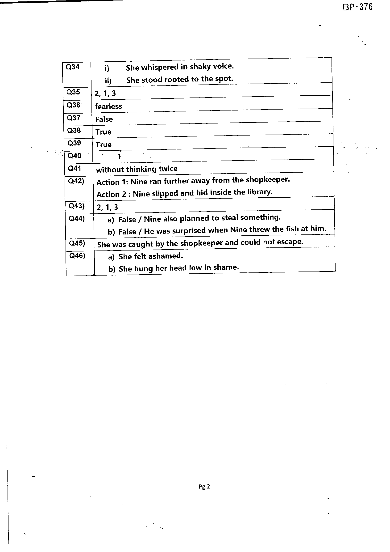 Answer Page 28
