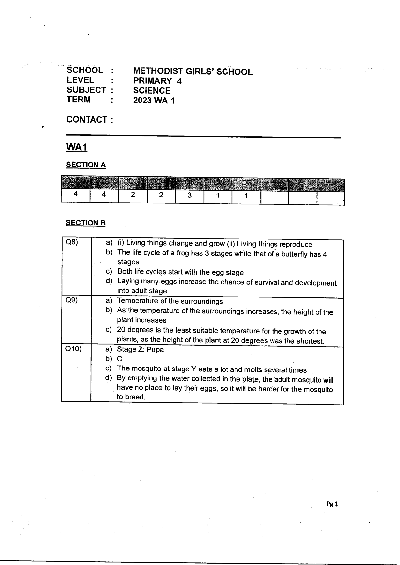Answer Page 33