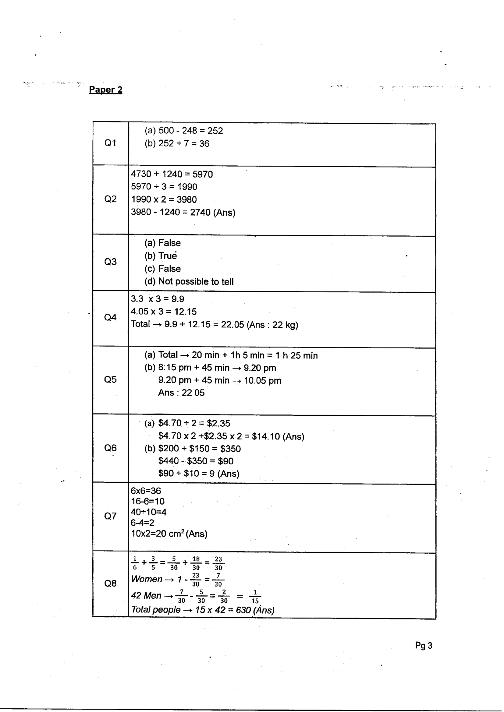 Answer Page 31