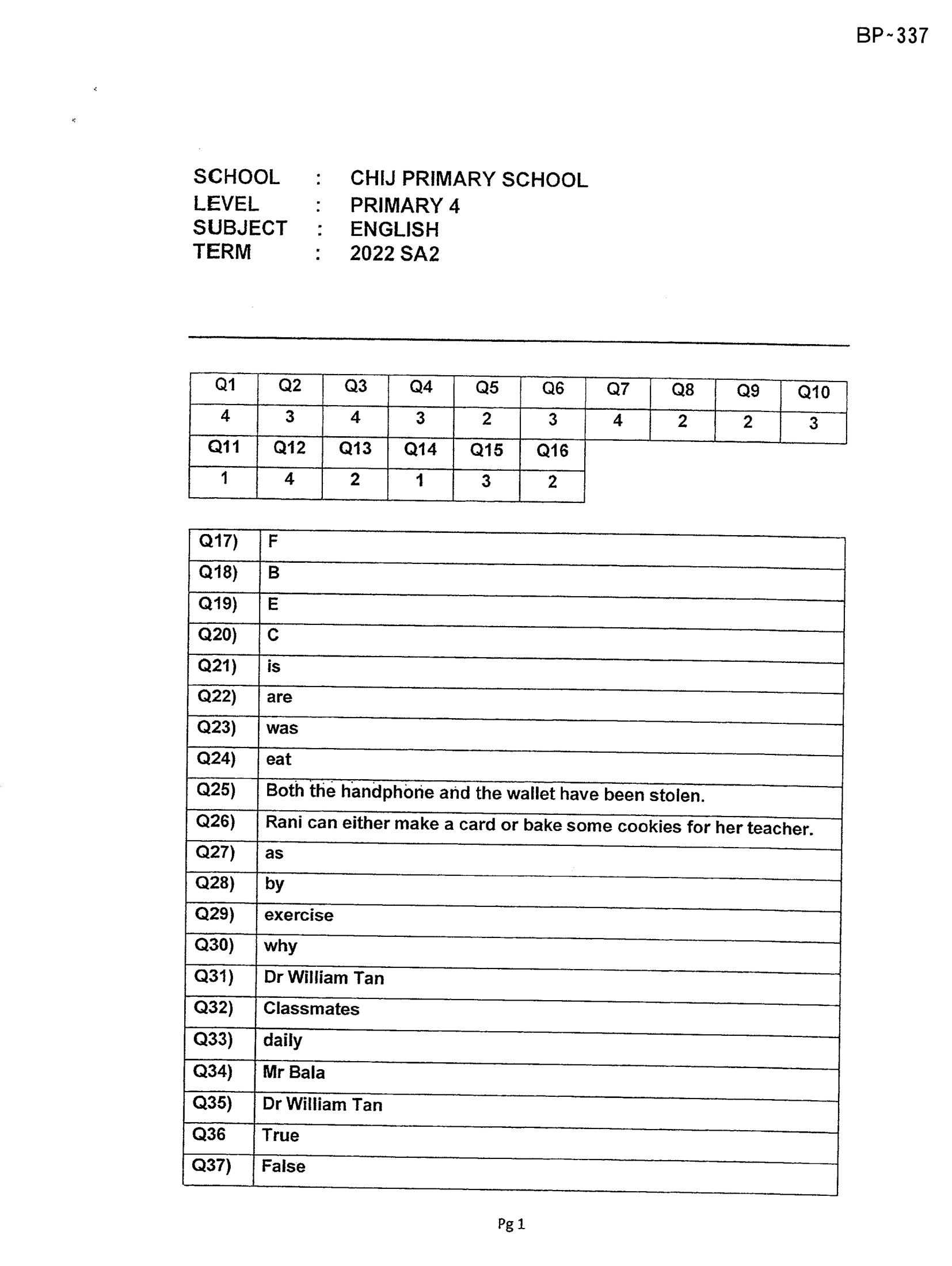 Answer Page 25