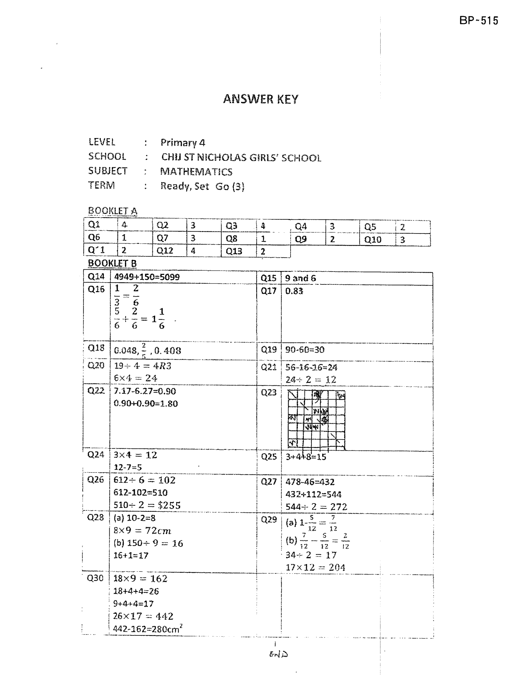Answer Page 19