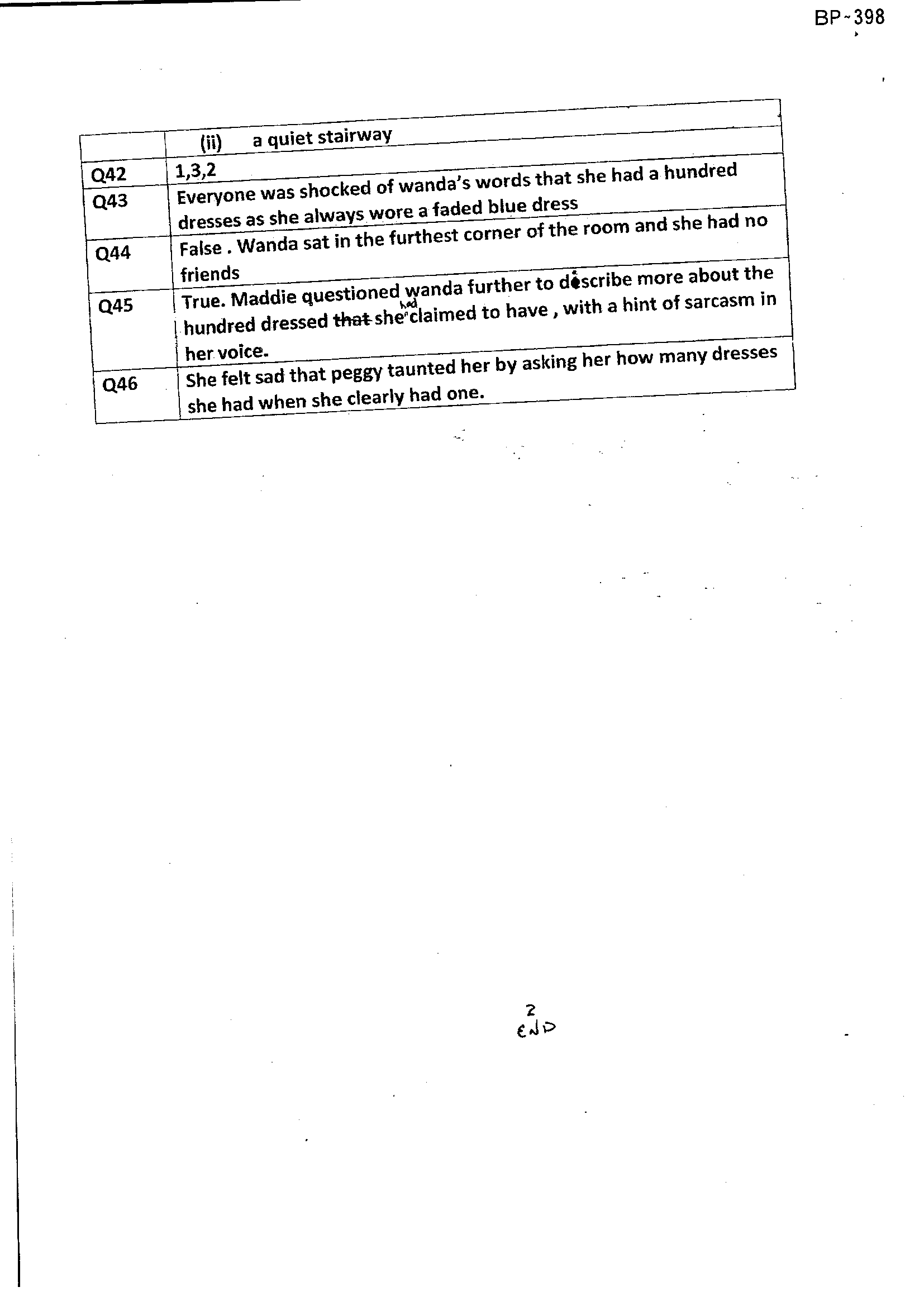 Answer Page 22