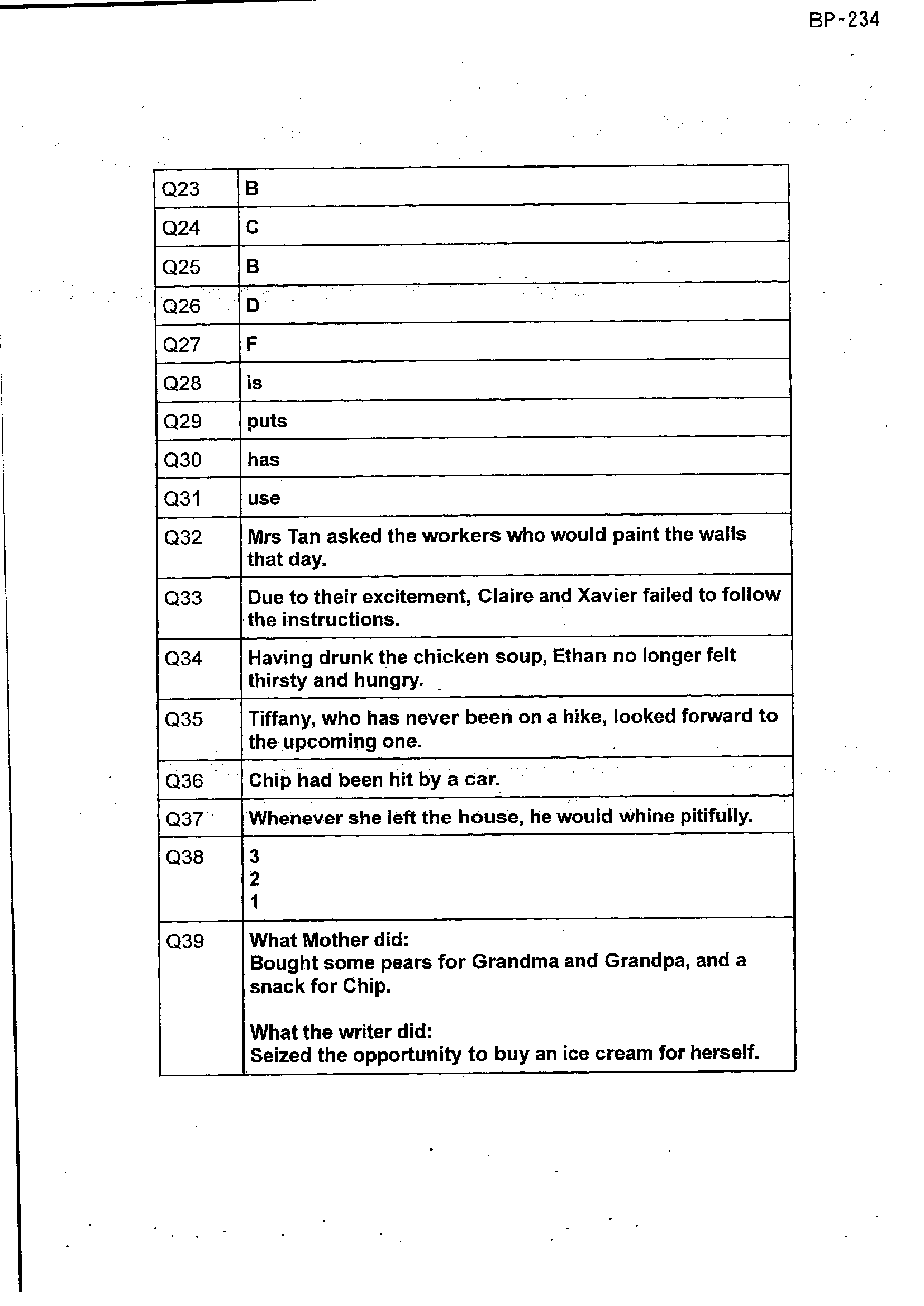 Answer Page 20