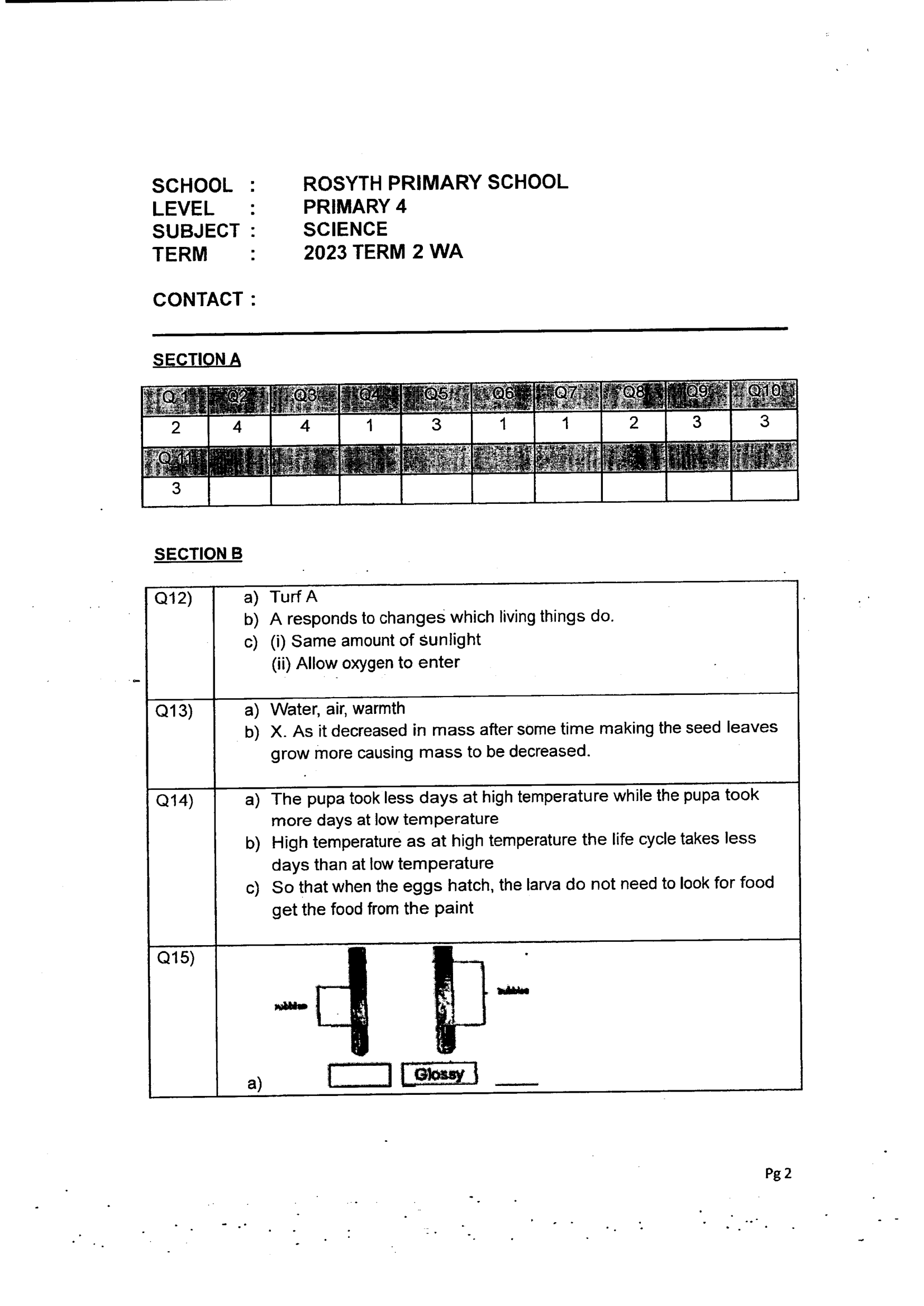 Answer Page 26