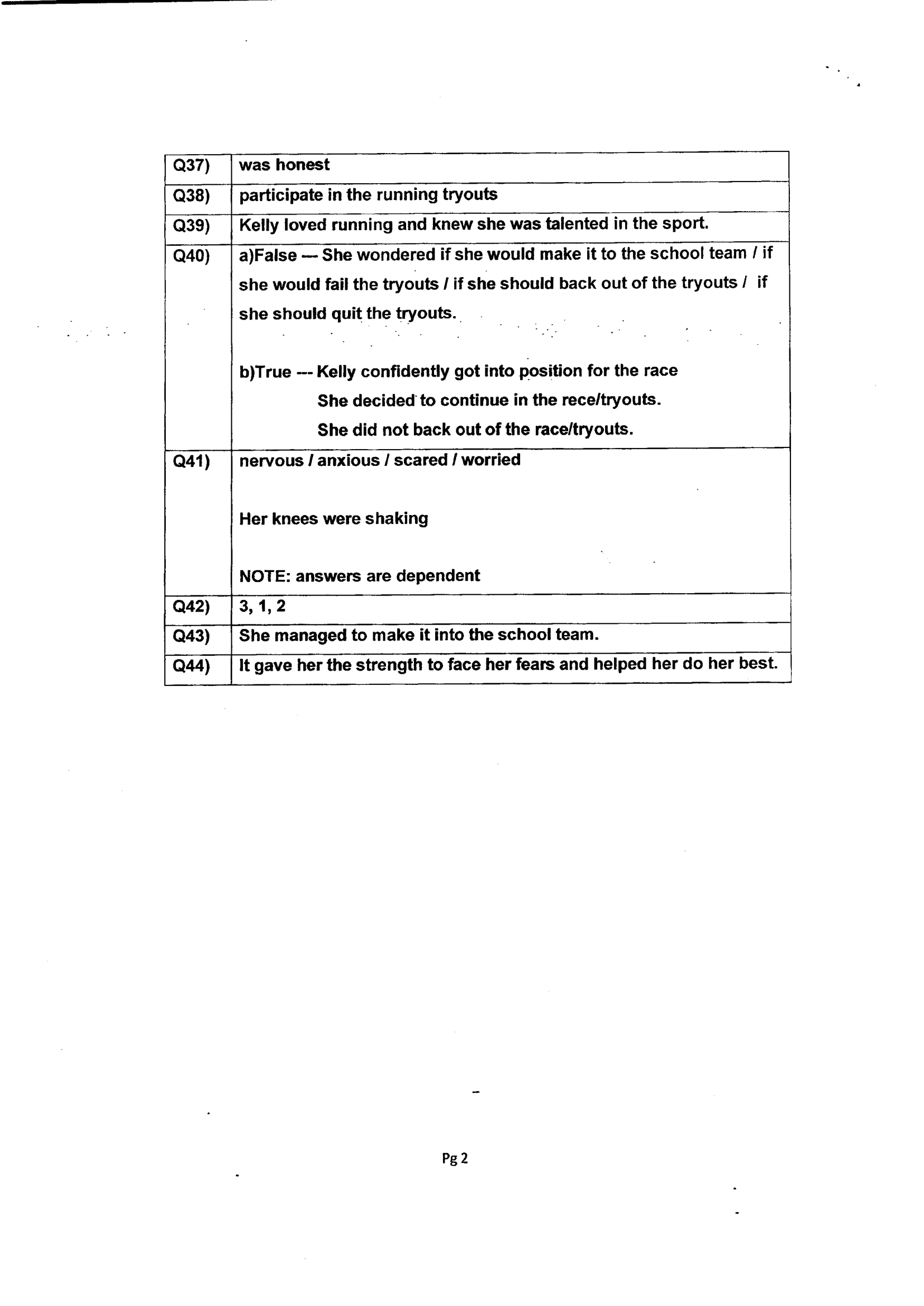 Answer Page 18