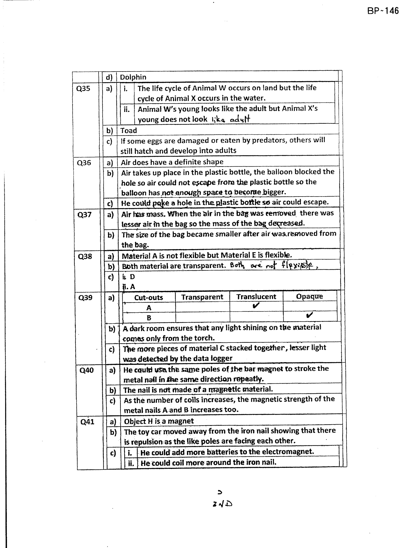 Answer Page 38
