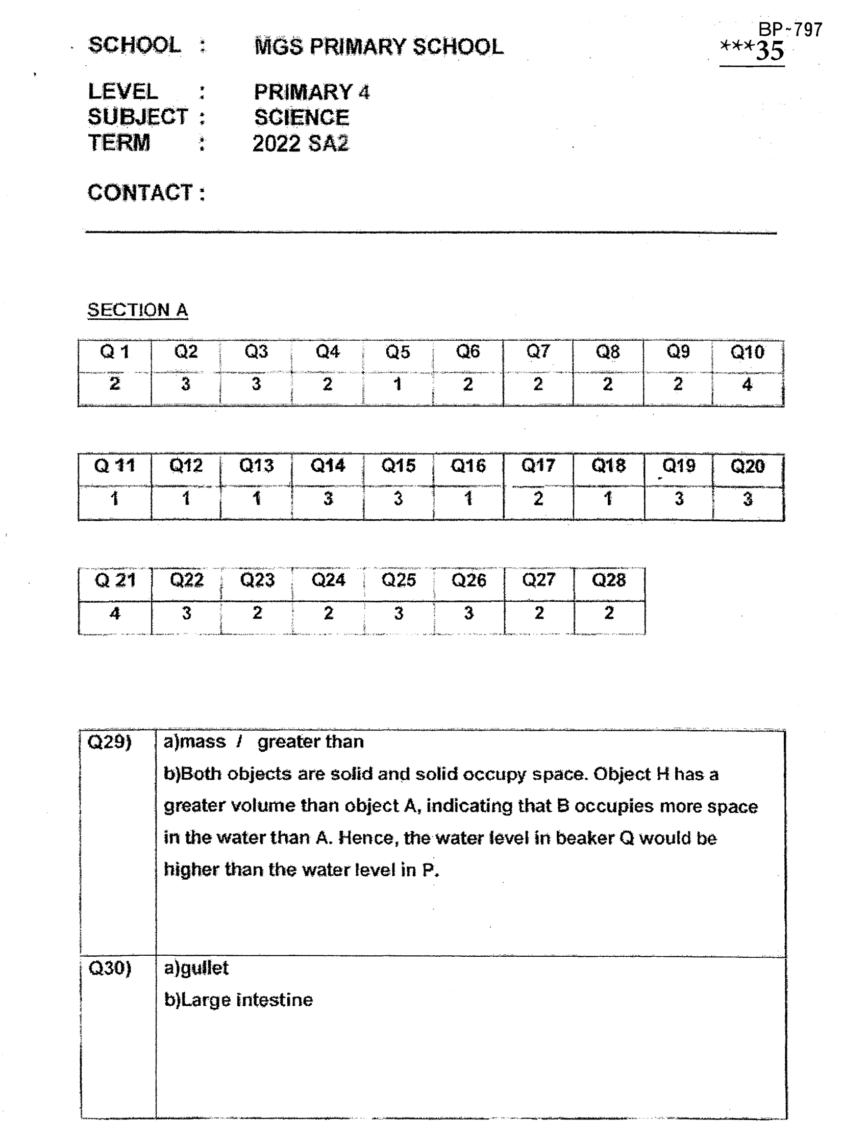 Answer Page 31