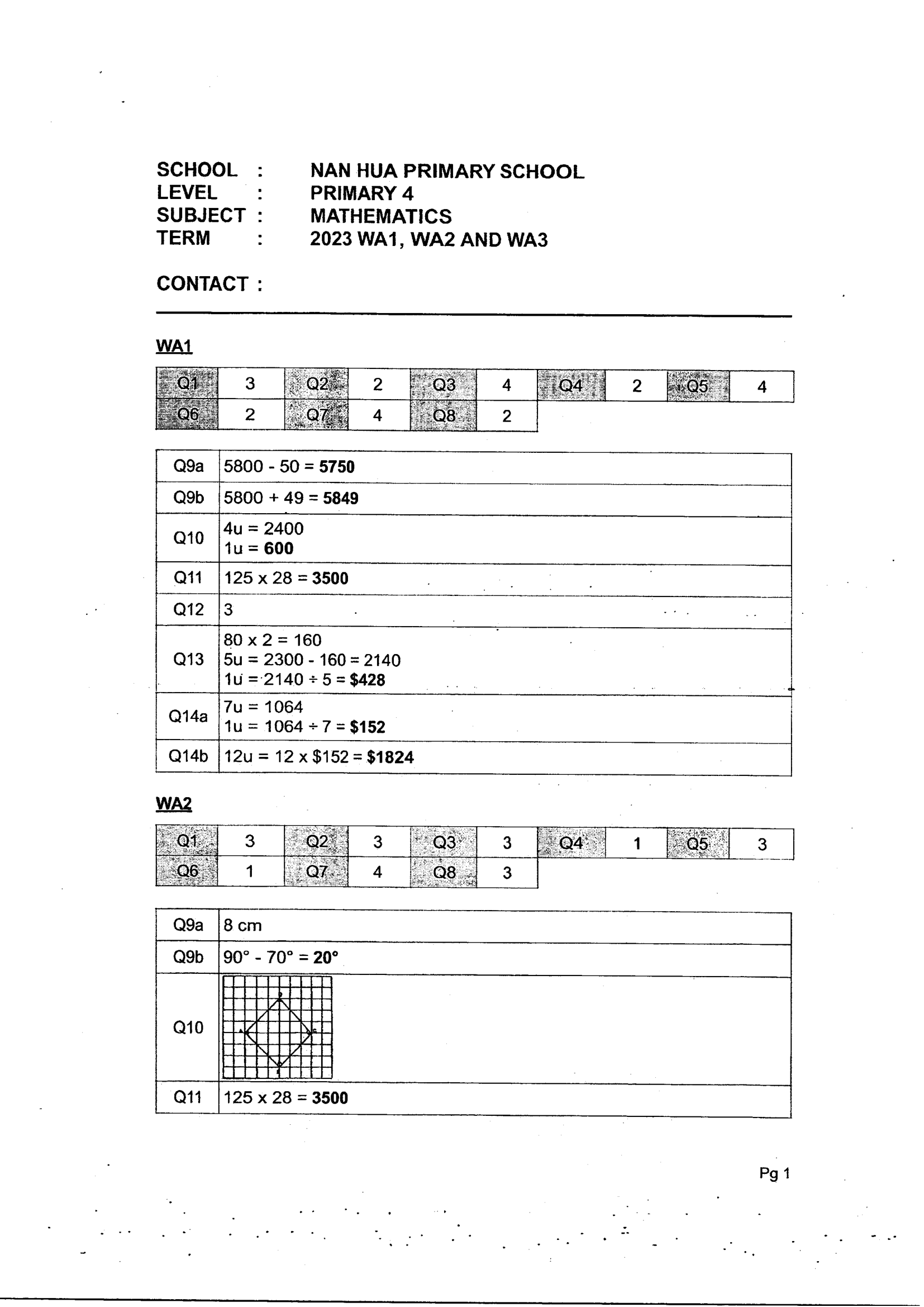 Answer Page 27