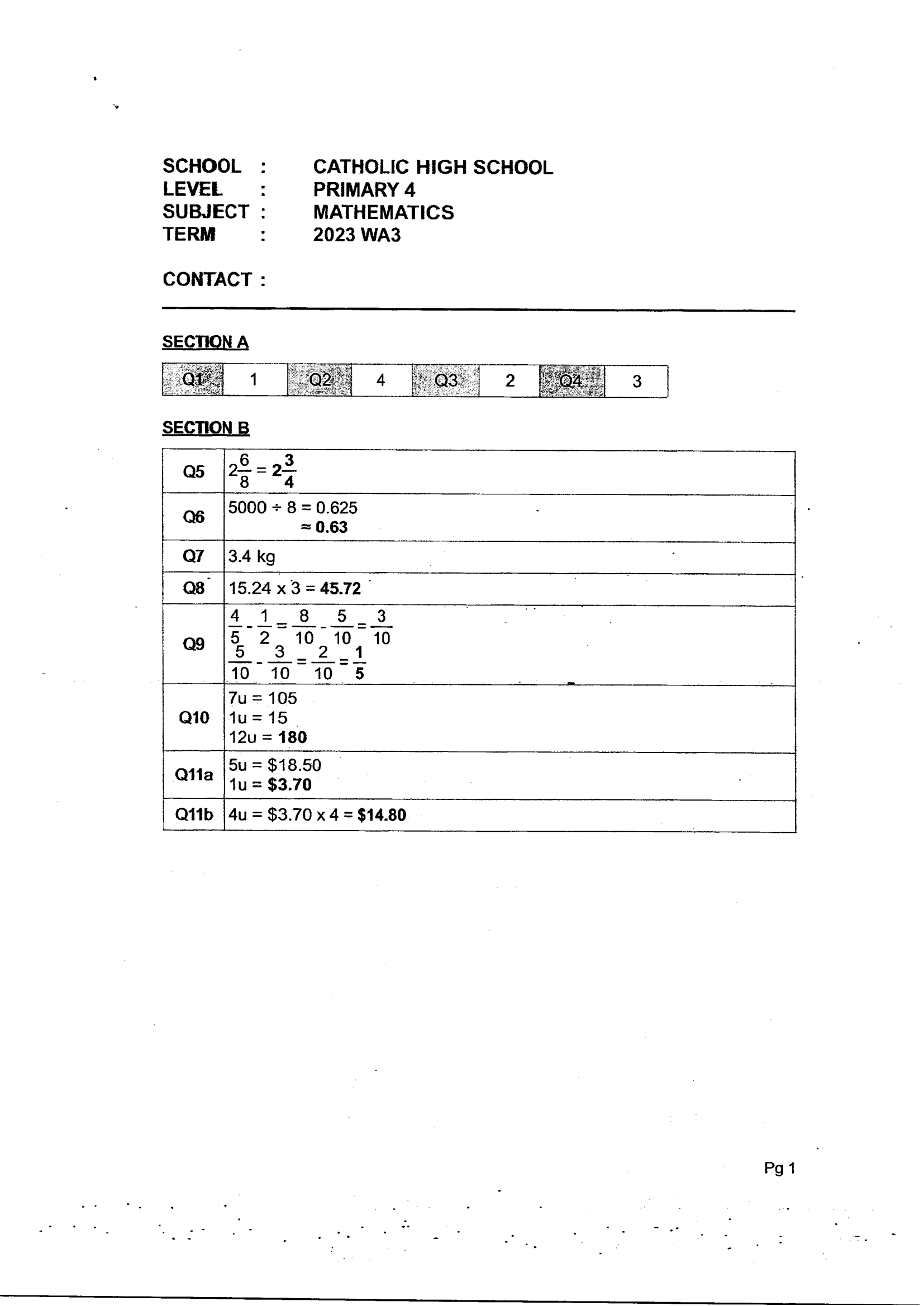 Answer Page 7