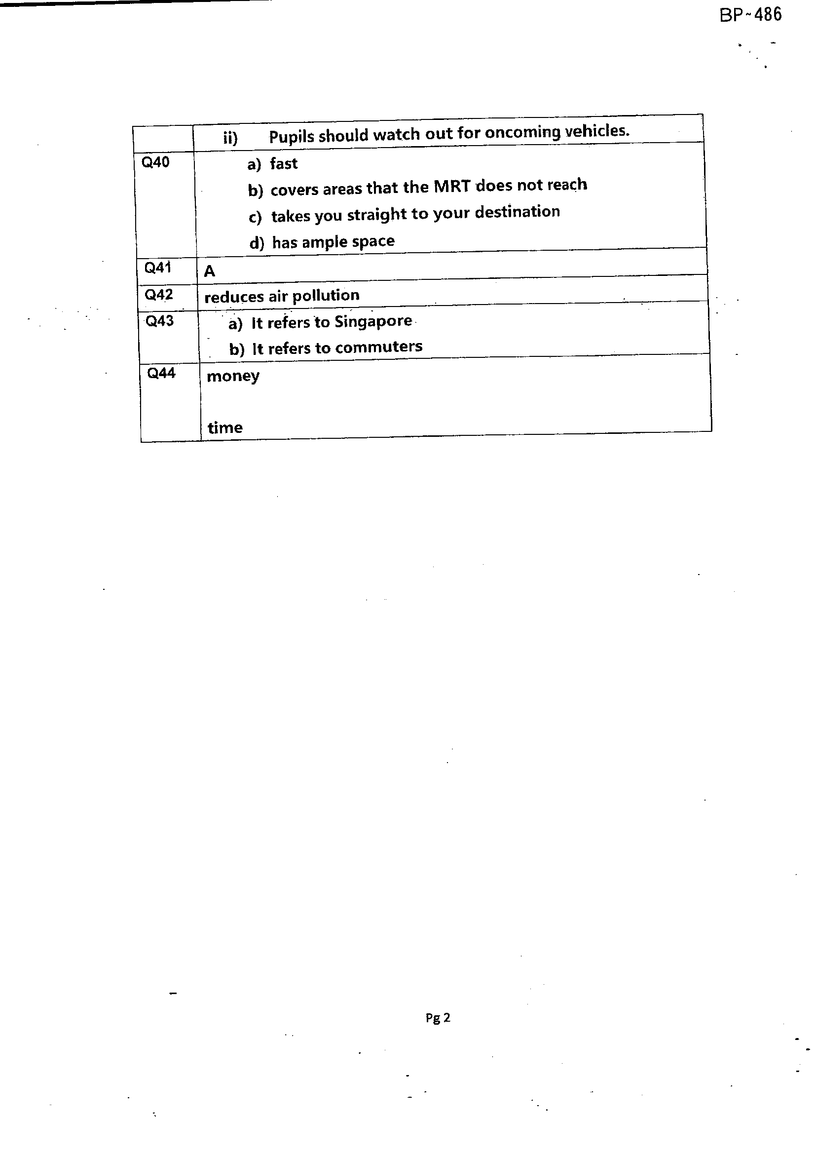 Answer Page 16